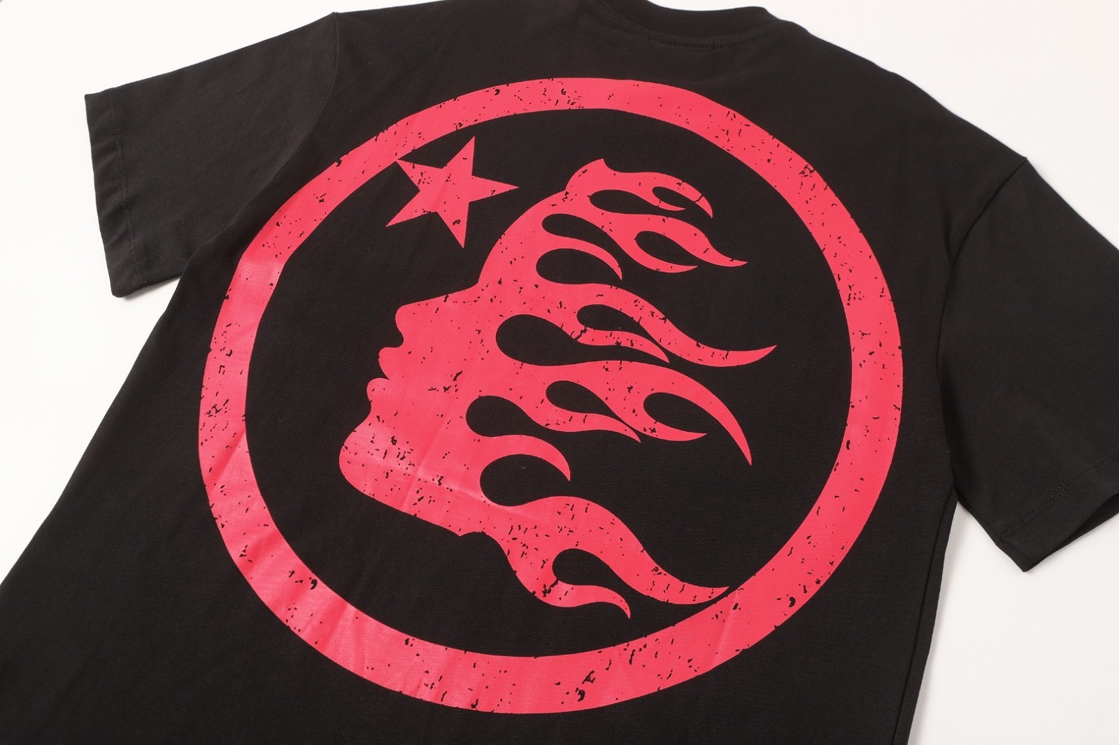 Graphic Hellstar tee shirt Men’s Black Cotton NEW