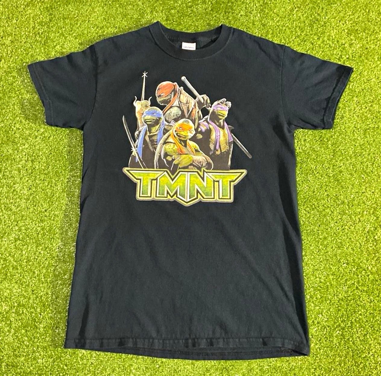 Gildan Heavy Cotton Vintage Teenage Mutant Ninja Turtles 2014 Movie Promo Tee