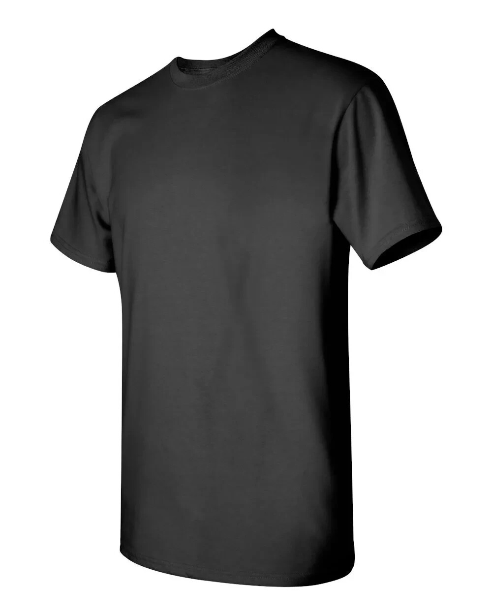 Gildan (5-pack) Black Solid Heavy Cotton Short Sleeve Blank T-Shirt S-3XL