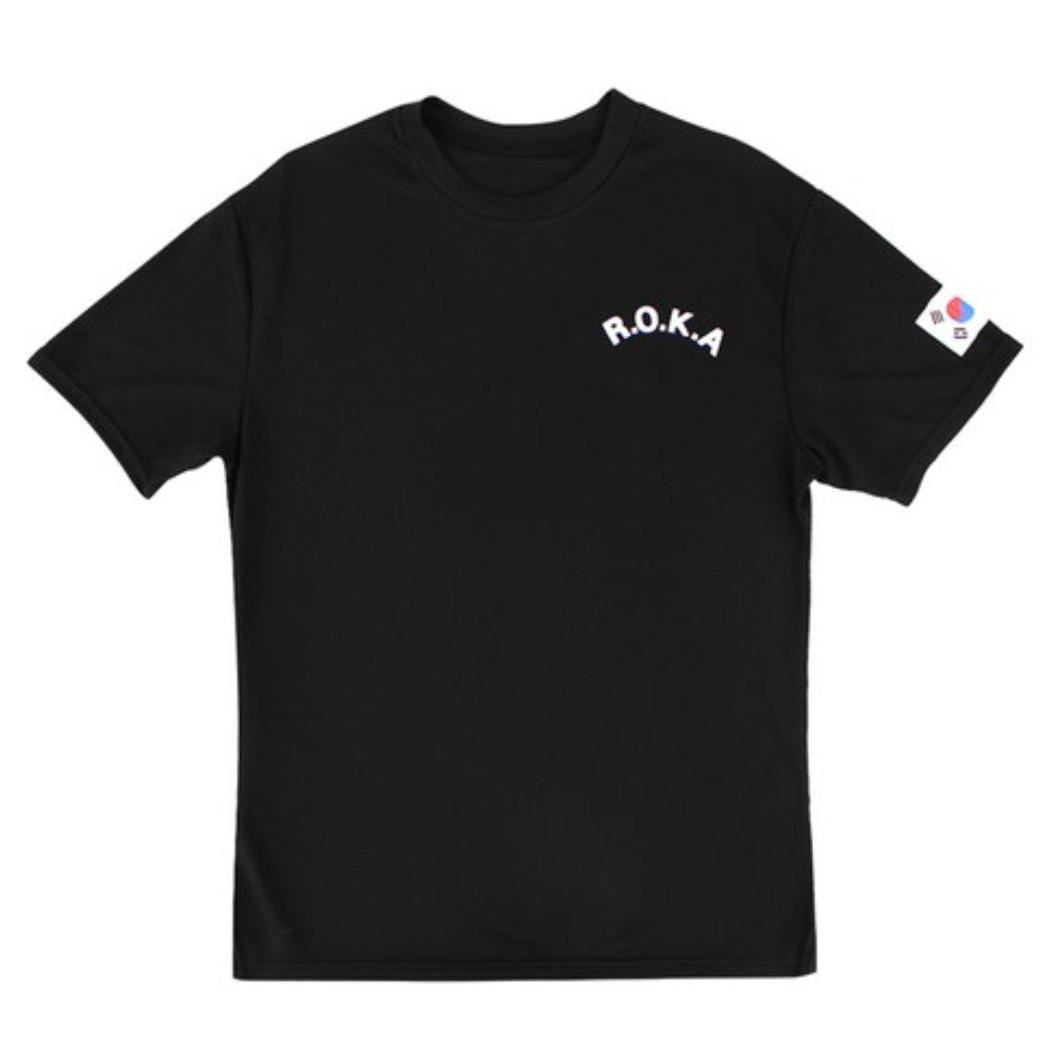 Korea Army ROKA Cooling T-Shirt Military Training Quick Dry Short Sleeve Tee