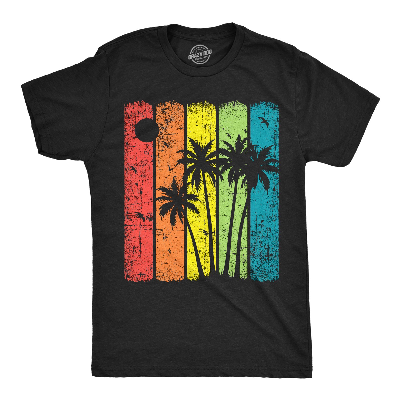 Mens Funny T Shirts Palm Trees Sarcastic Vacation Graphic Novelty Tee for Men