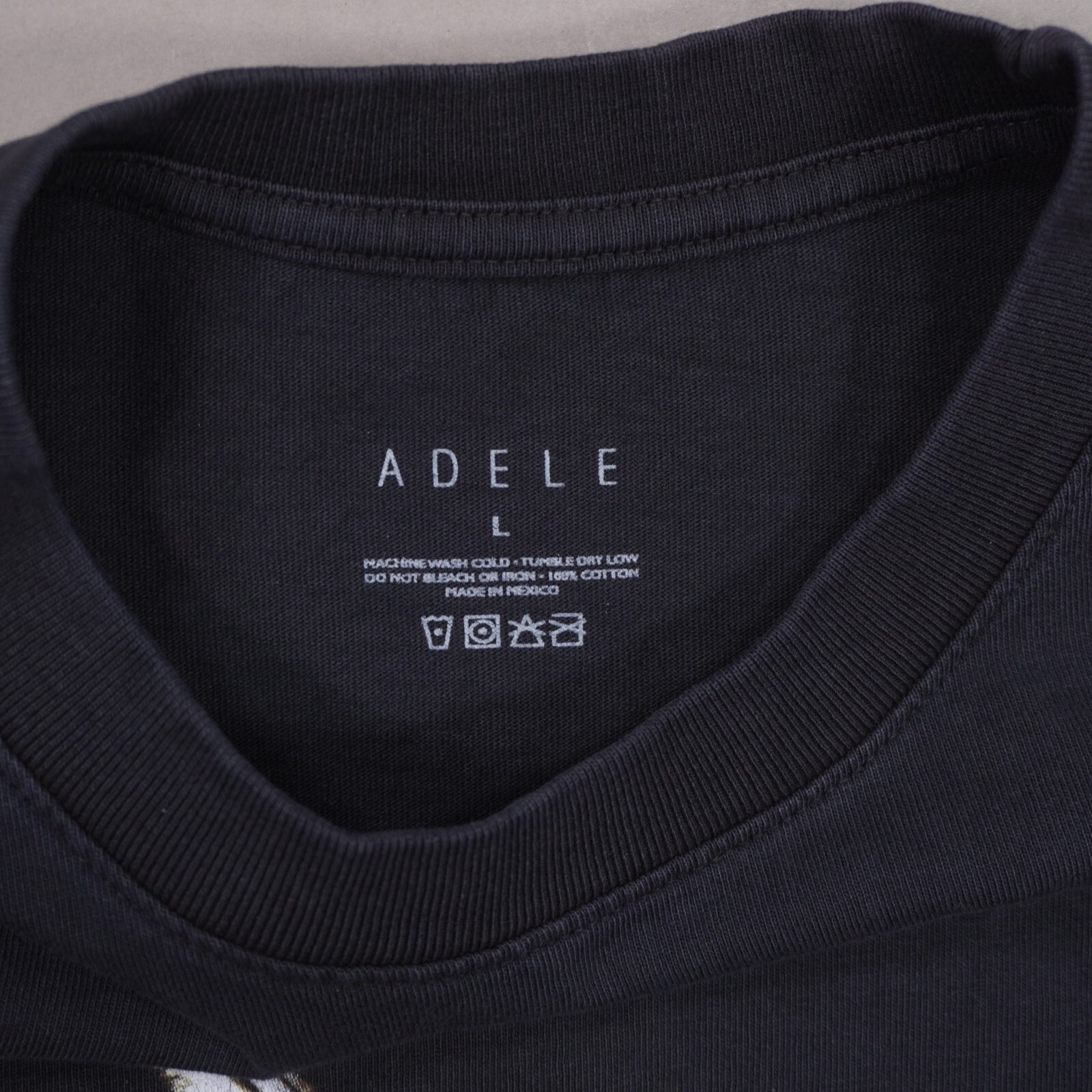 Adele Weekends With Adele Official Merch T Shirt Mens Adult Large Black Flaw
