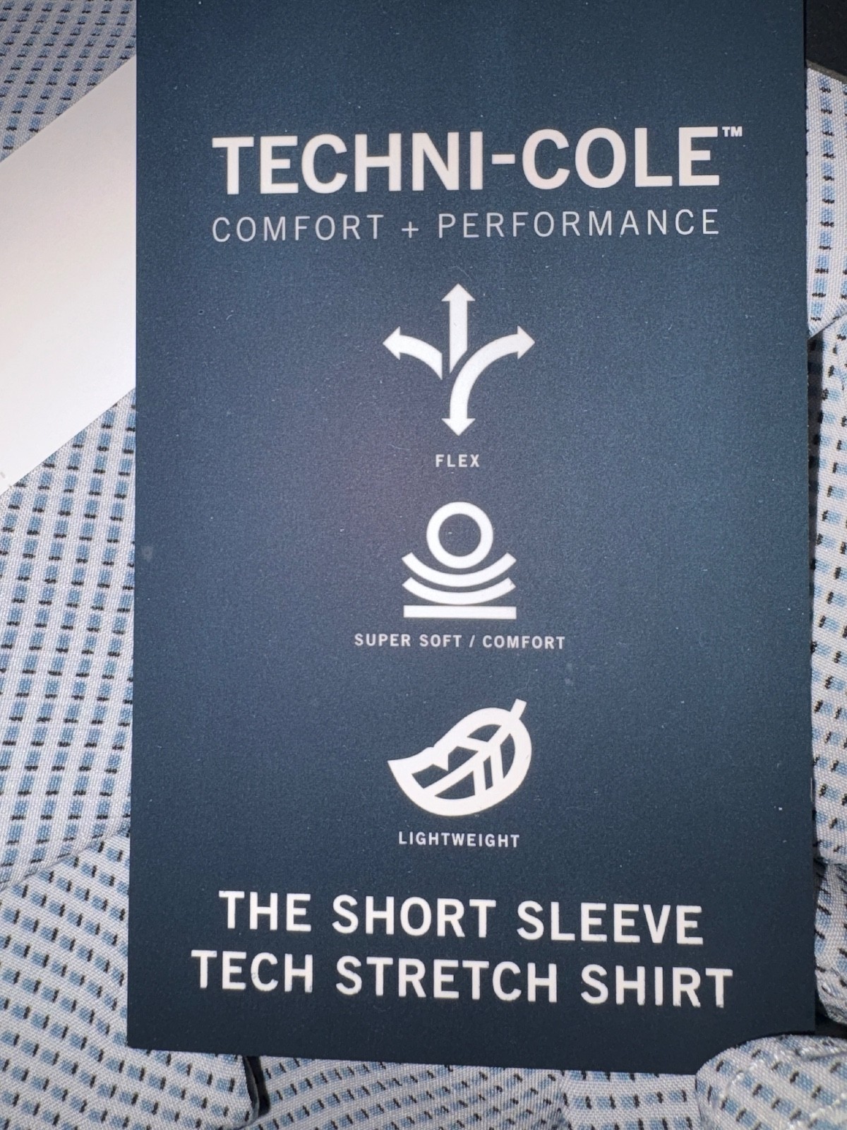 Kenneth Cole Techni-Cole Shirt Mens 4XL SS Polyester Spandex MSRP $69 NWT