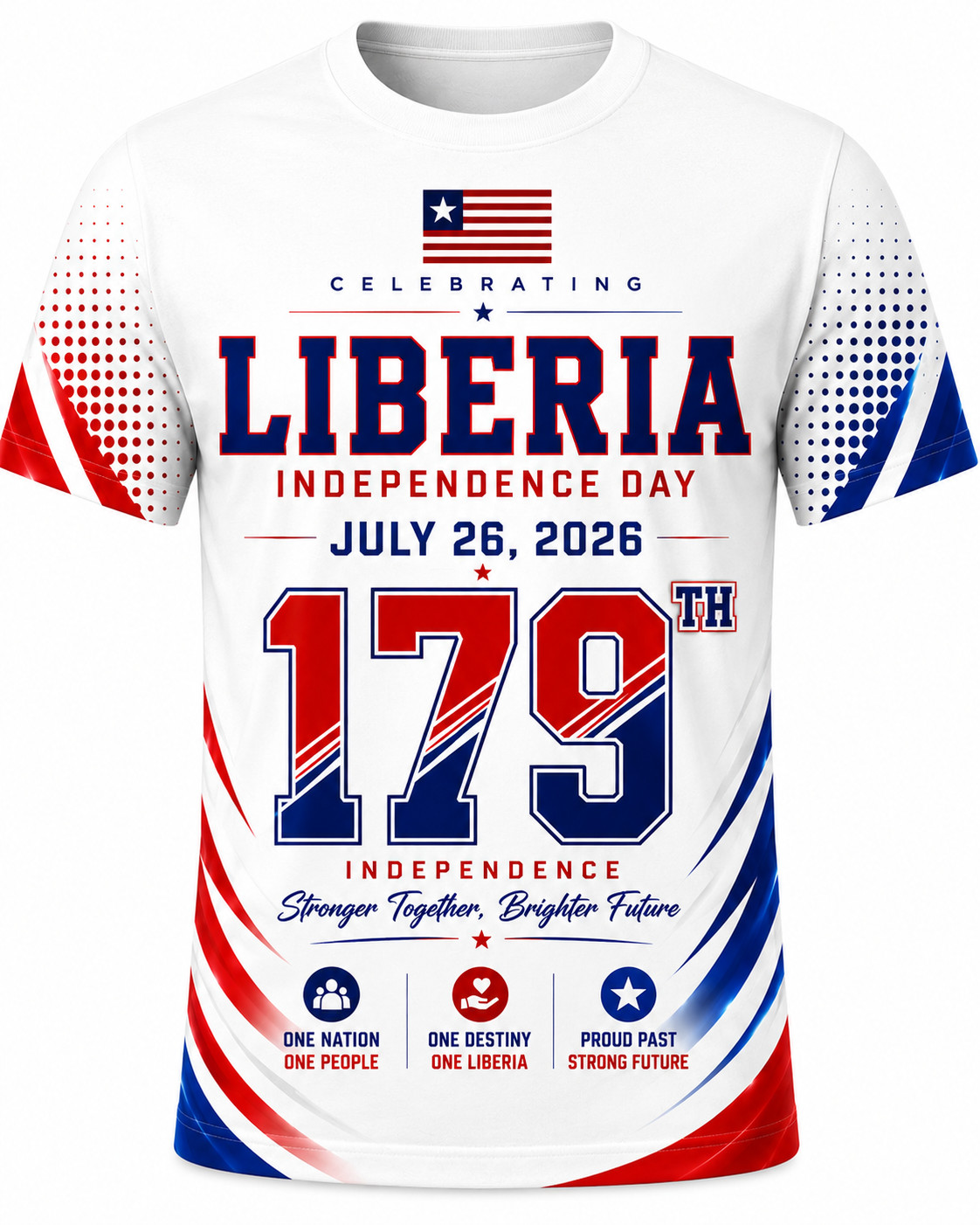 LIBERIA INDEPENDENCE DAY APPAREL SET
