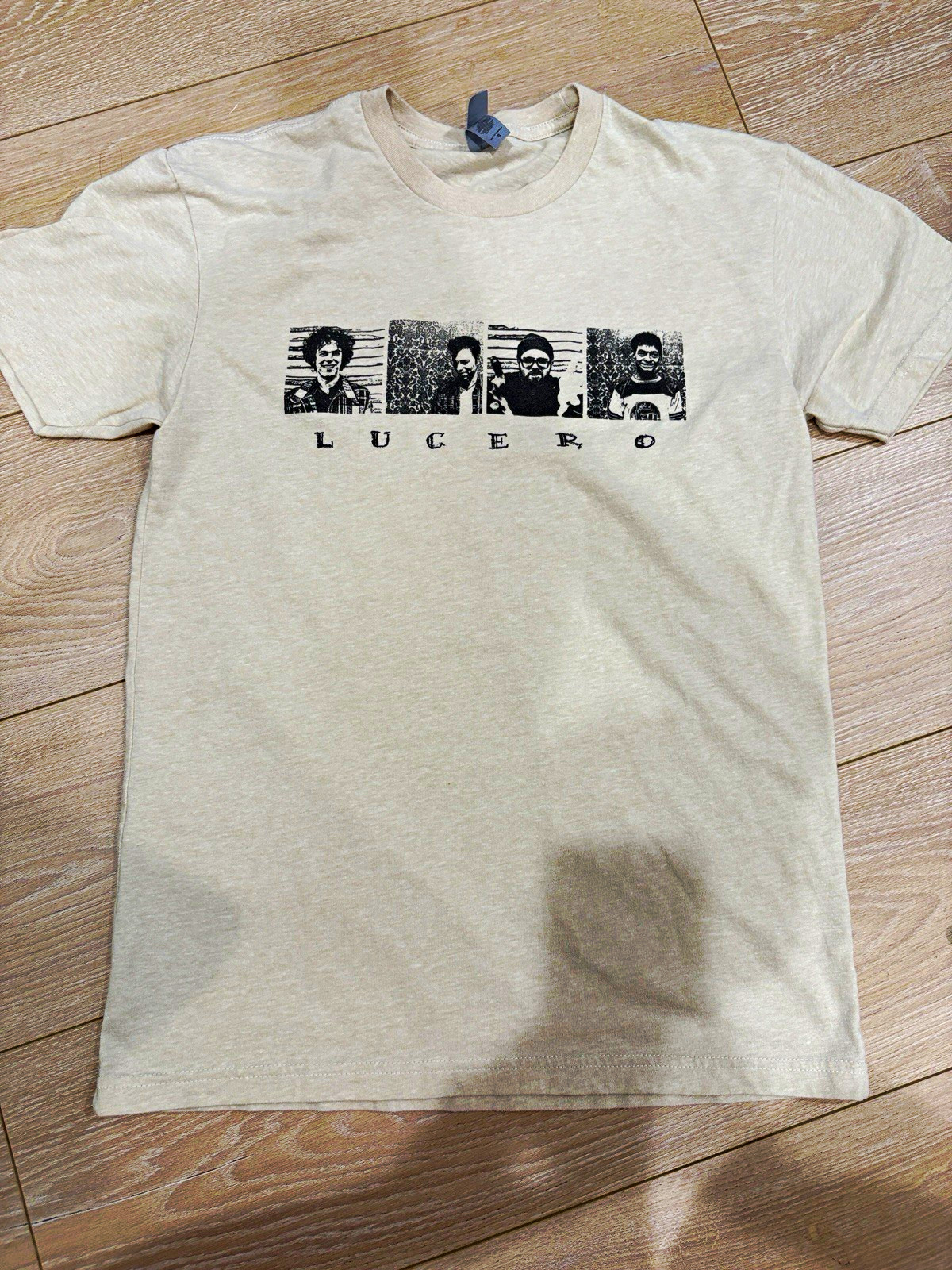 Next Level Apparel Lucero Band Graphic T-Shirt Size S Crew Neck Short Sleeve