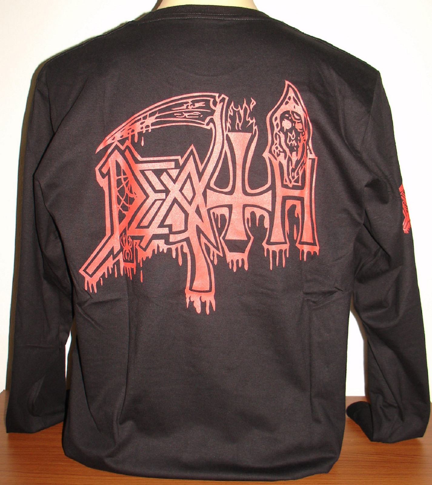Death Scream Bloody Gore Long Sleeve T-Shirt Size S M L XL 2XL 3XL Metal Band