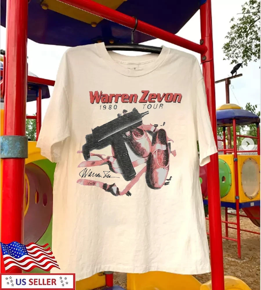 Warren Zevon 1980 Tour Concert T-shirt Adult Size S to 5XL NI485