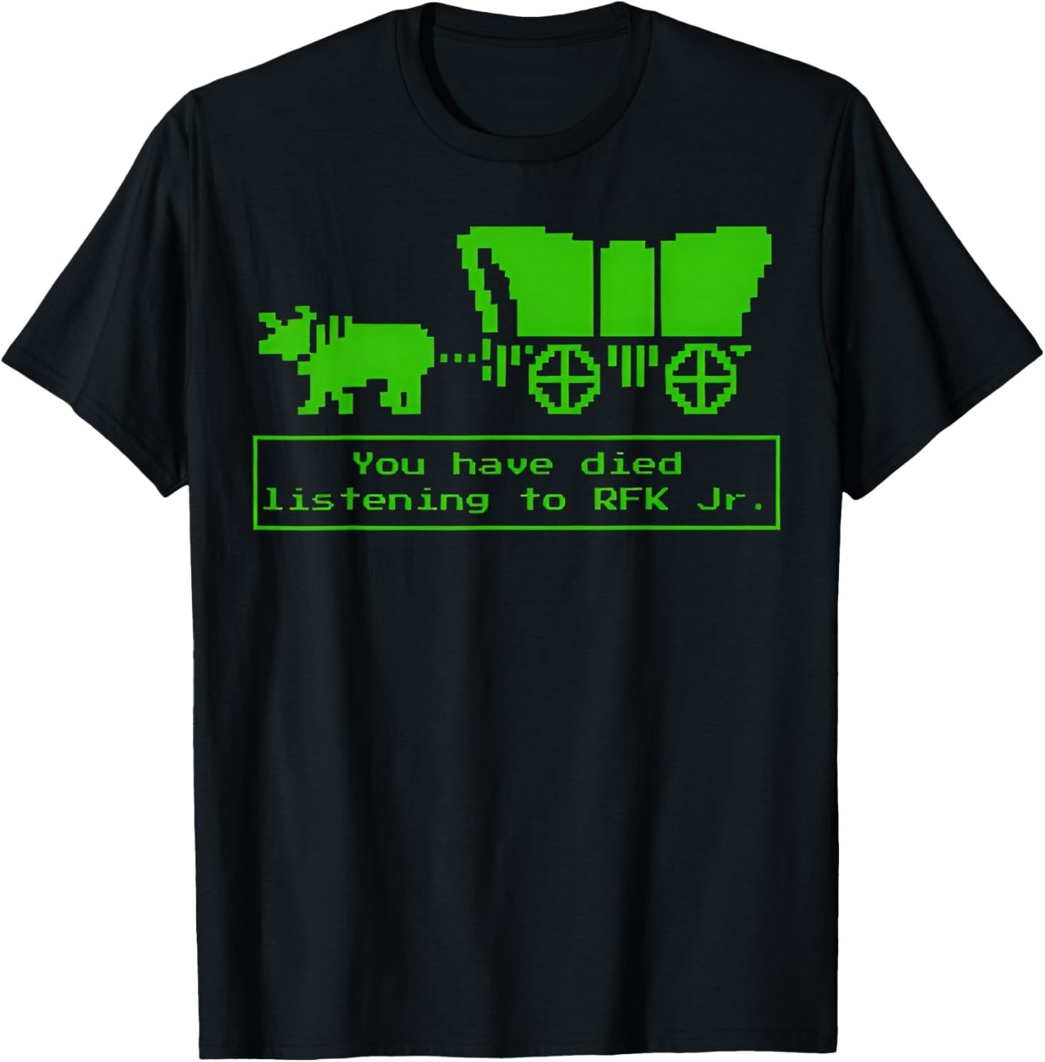 Funny RFK Jr. T-Shirt – Retro Oregon Trail Parody – Political Humor Tee