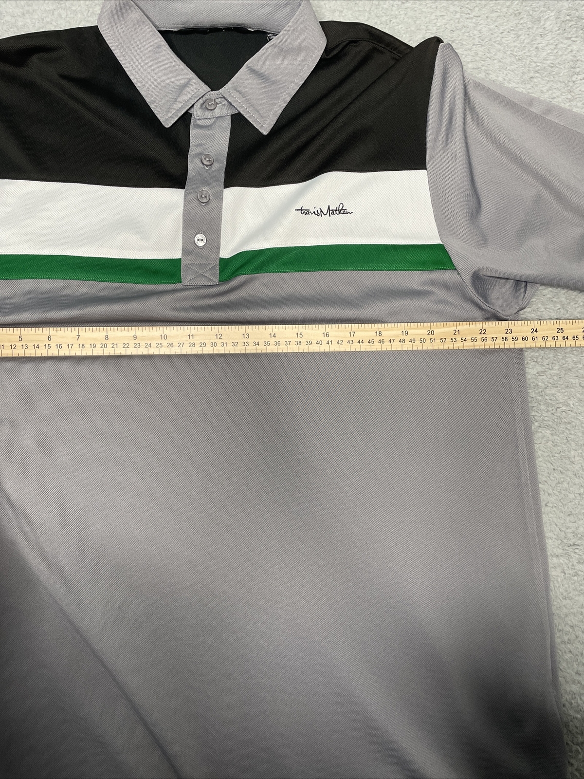 Travis Mathew Soft Feel Polyester Golf Breathable Performance Polo Shirt Mens XL