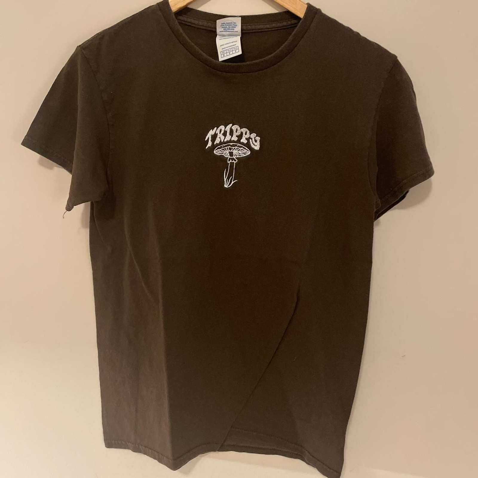 Delta-pro-weight Men’s Brown and Black T-shirt