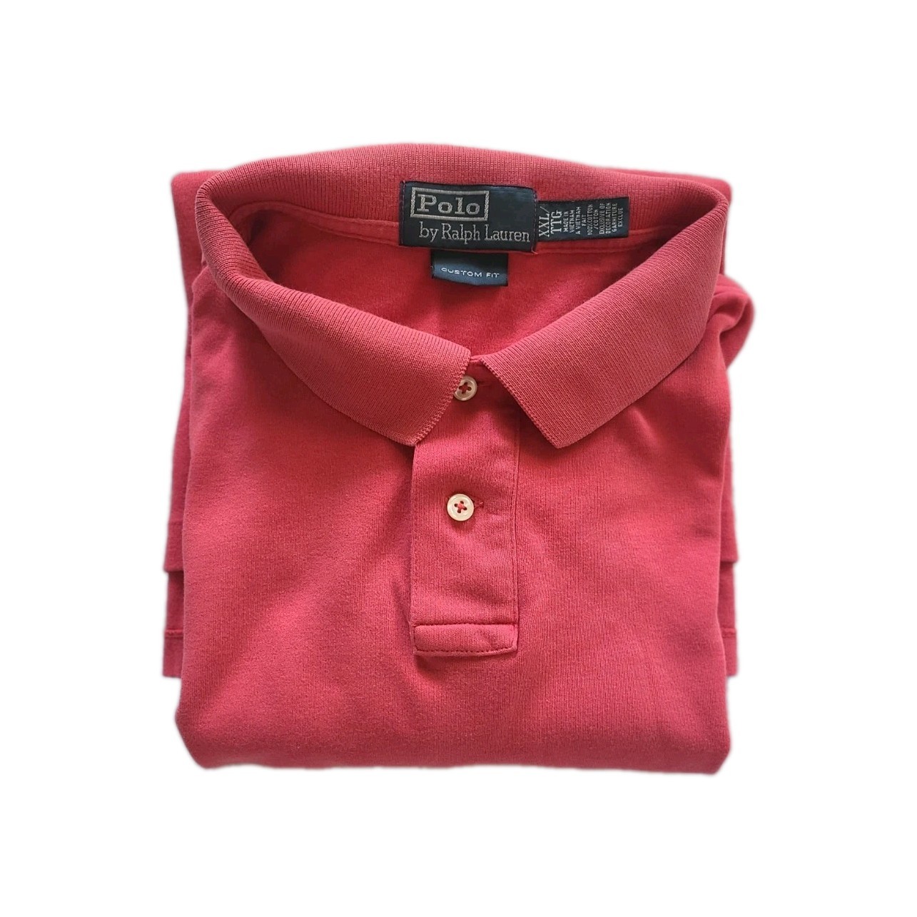 Polo Ralph Lauren Golf Polo Custom Fit Red Short Sleeve Shirt Mens Sz XXL 2XL