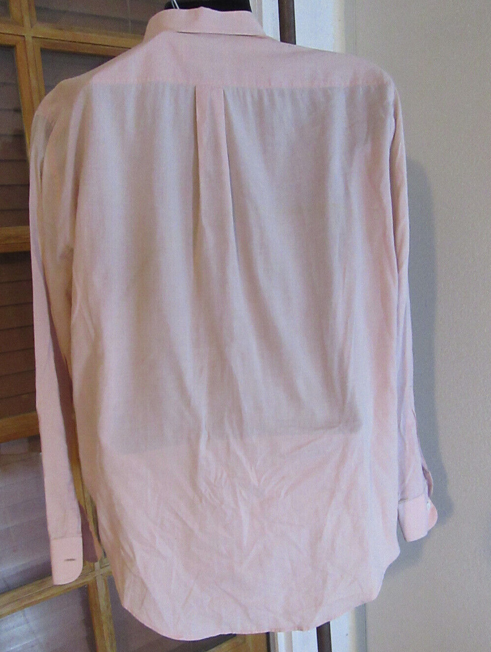 Ami Paris Alexandre Mattuissi Salmon Button Down 100% Cotton Shirt Men’s Size 42