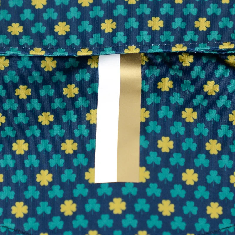 🍀 Wrinkle Free Rhoback The Four Leaf Men Performance Polo Admiral Navy Size XL