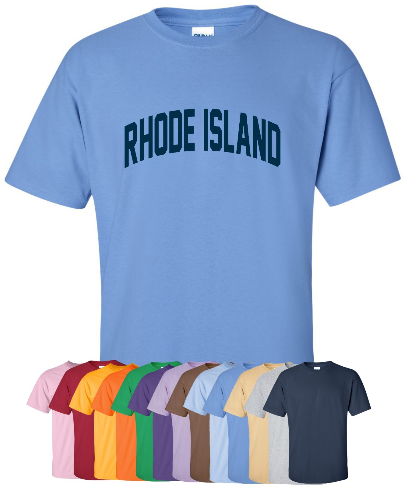 New “Rhode Island” T-Shirt in S-4XL, 30+ Colors! ocean state little rhody home