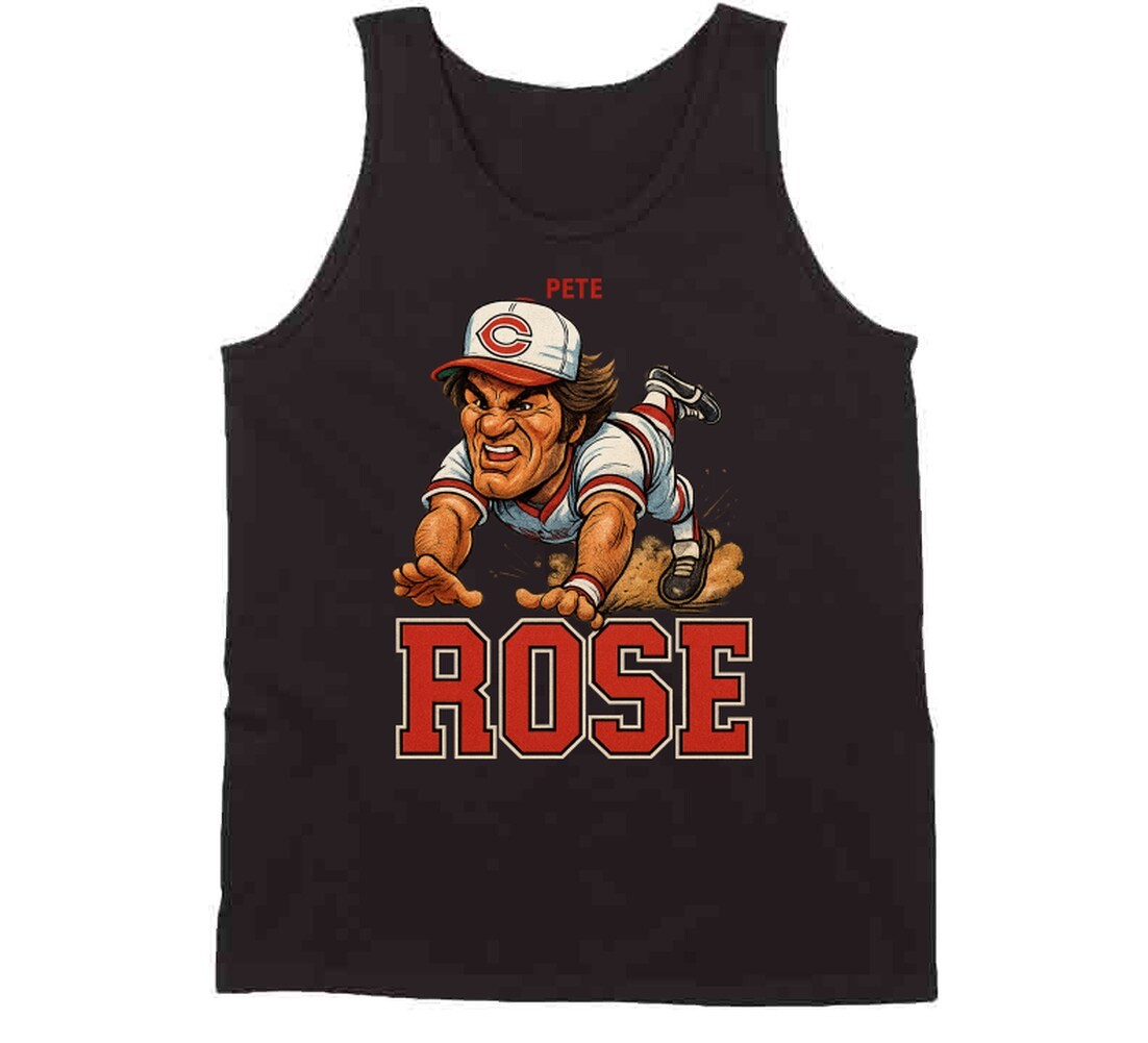 Pete Rose Legend Goat Baseball T Shirt