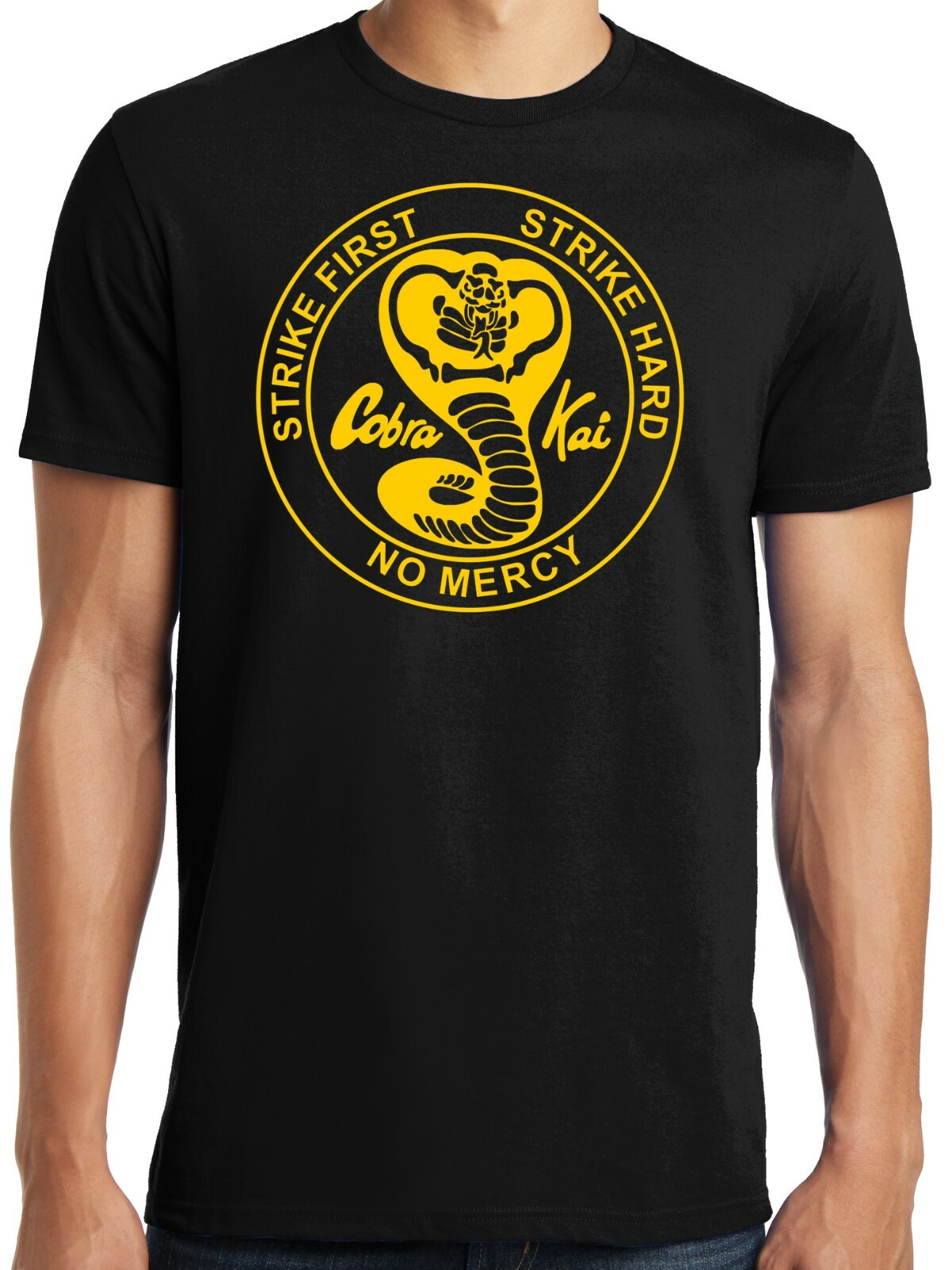 PubliciTeeZ Big and Tall Karate Kid Cobra Kai or Miyagi Do T-Shirt
