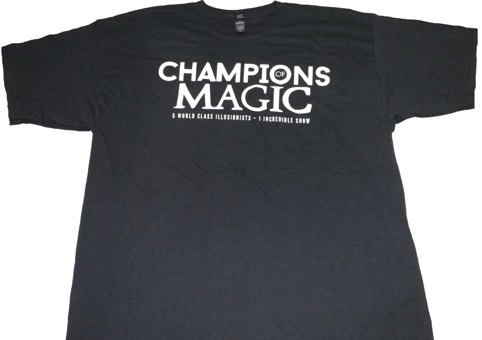 Rare Vintage Champions Of Magic World Class Illusionists T-Shirt New! XL