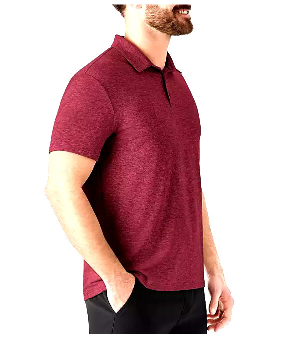 New MEMBER’S MARK Men Soft Polo Shirt – Fabric UPF 30+ Sun Protection Size: 2XL