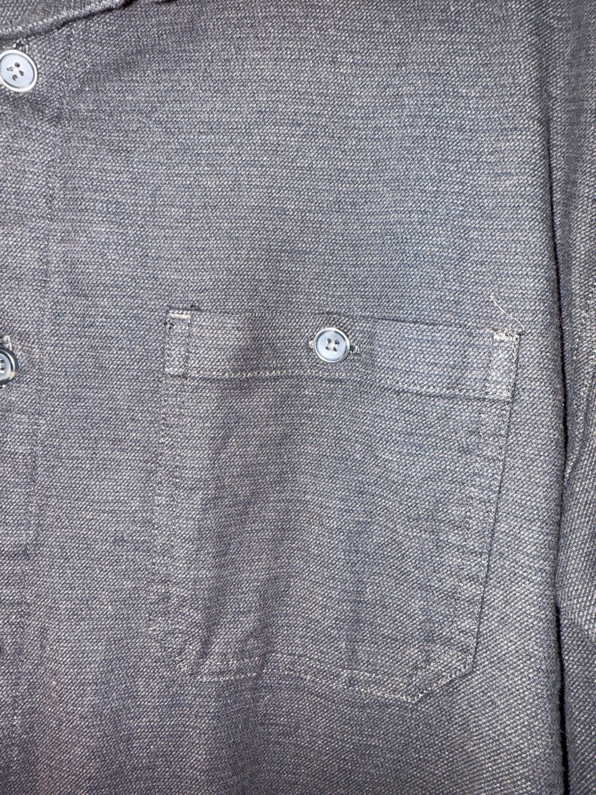 32 Degrees Heat Long Sleeve Button Up Shirt, Black, Size Large, RN165550