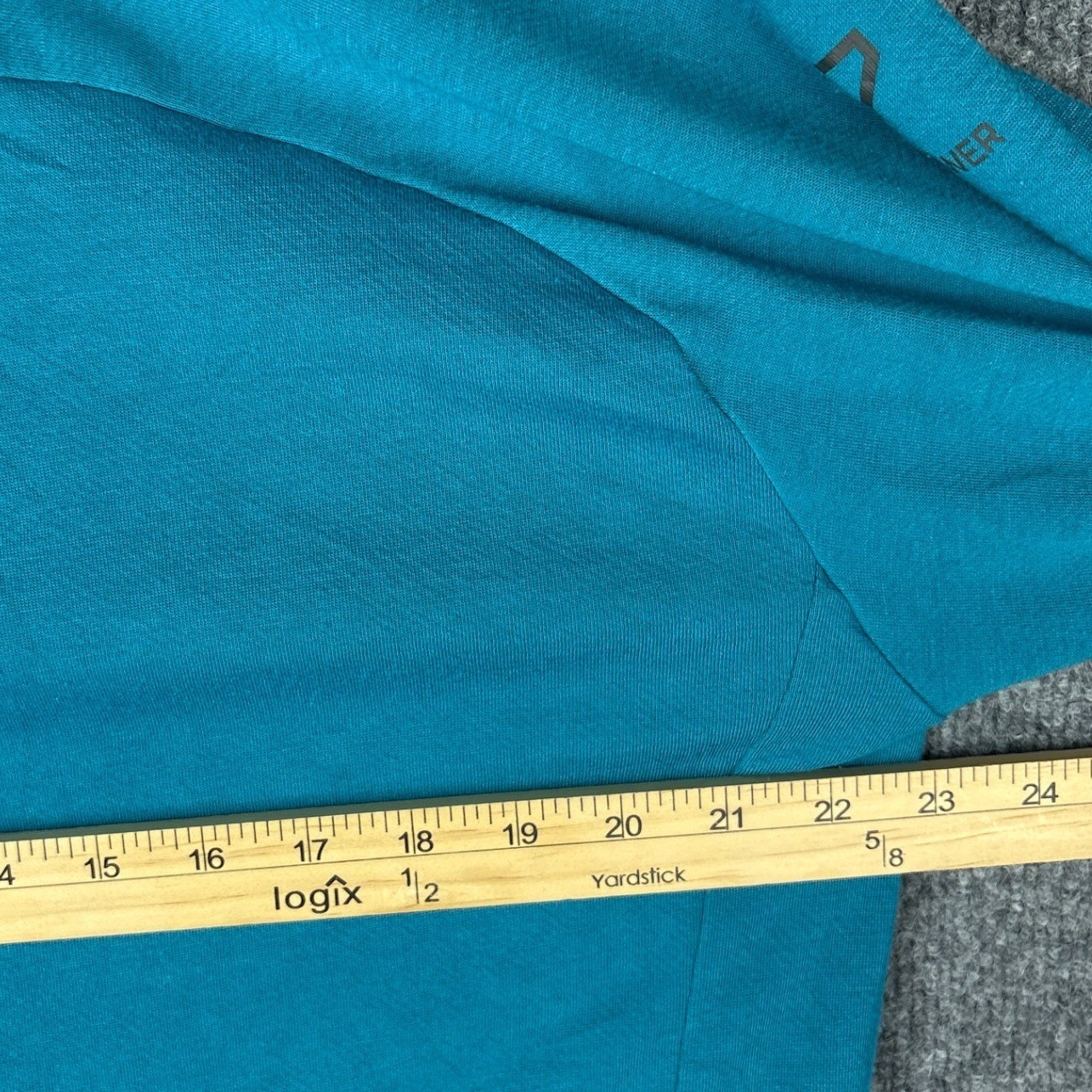 Helly Hansen HP 1/2 Zip Teal Lightweight Midlayer Mens XL Wicking UPF50