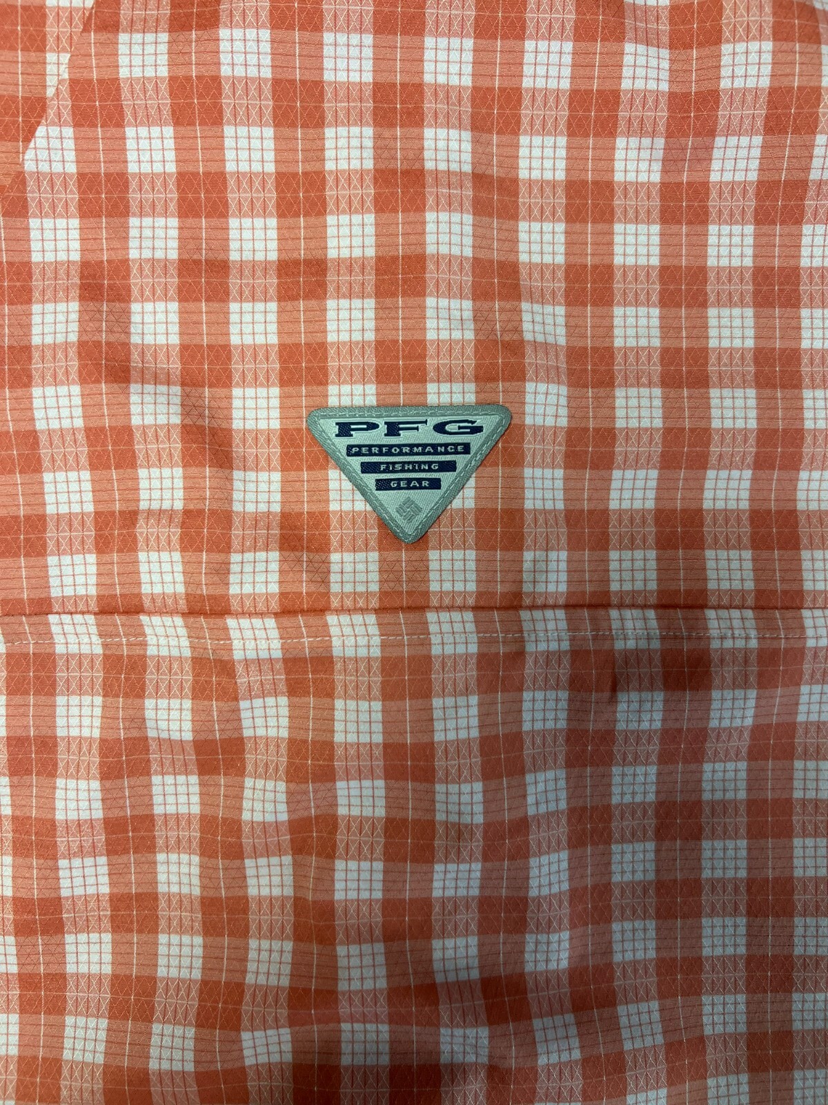 Columbia Men’s Shirt PFG Super Slack Tide Camp Palaka Plaid Short Sleeve
