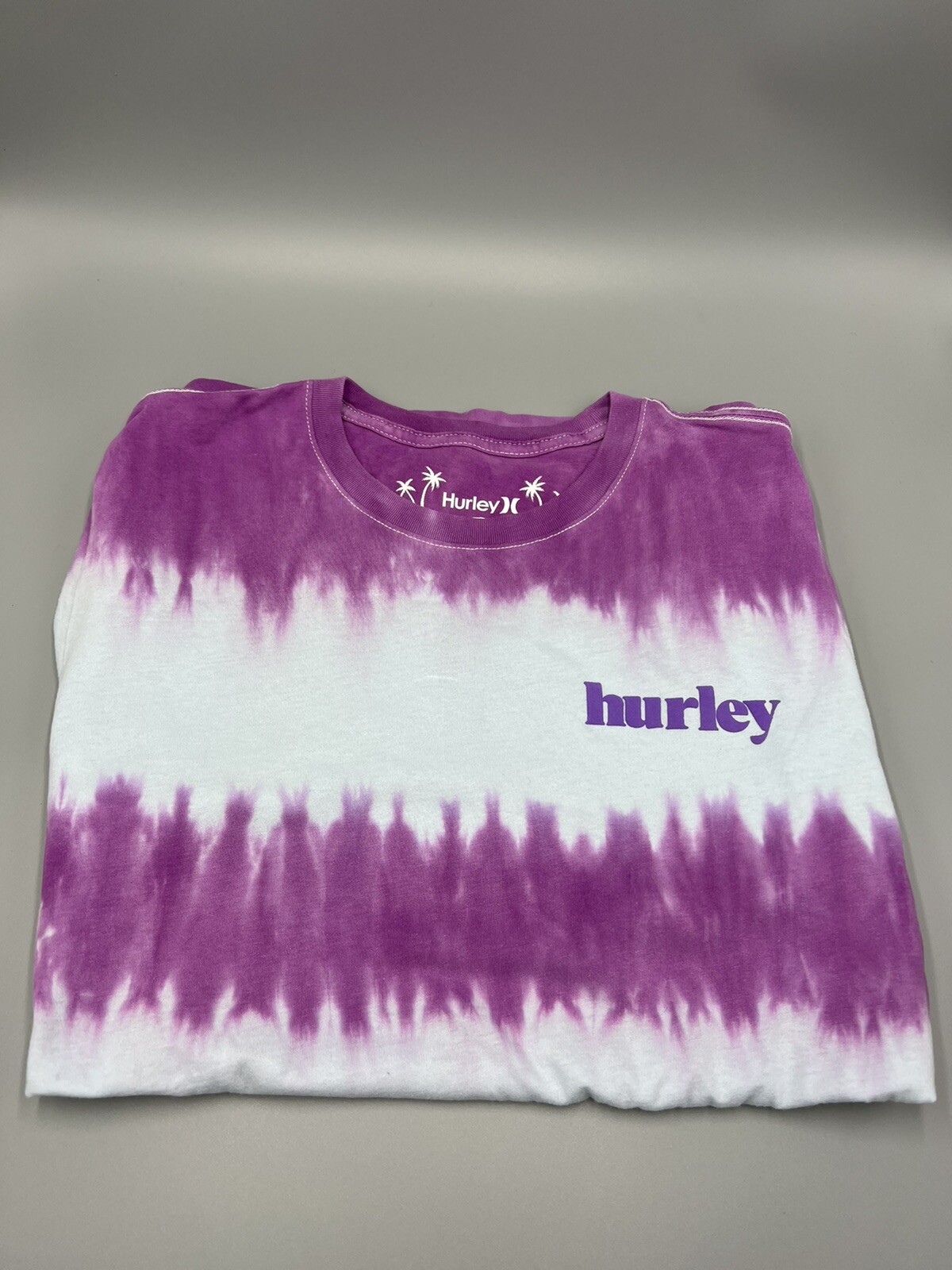 Hurley Tie Dye Everyday Washed + Wave SS T-Shirt. 100% Cotton, Sz XL Mens