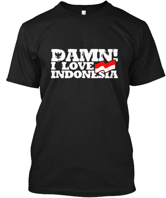 Damn I Love Indonesia Limited T-Shirt Made in the USA Size S to 5XL