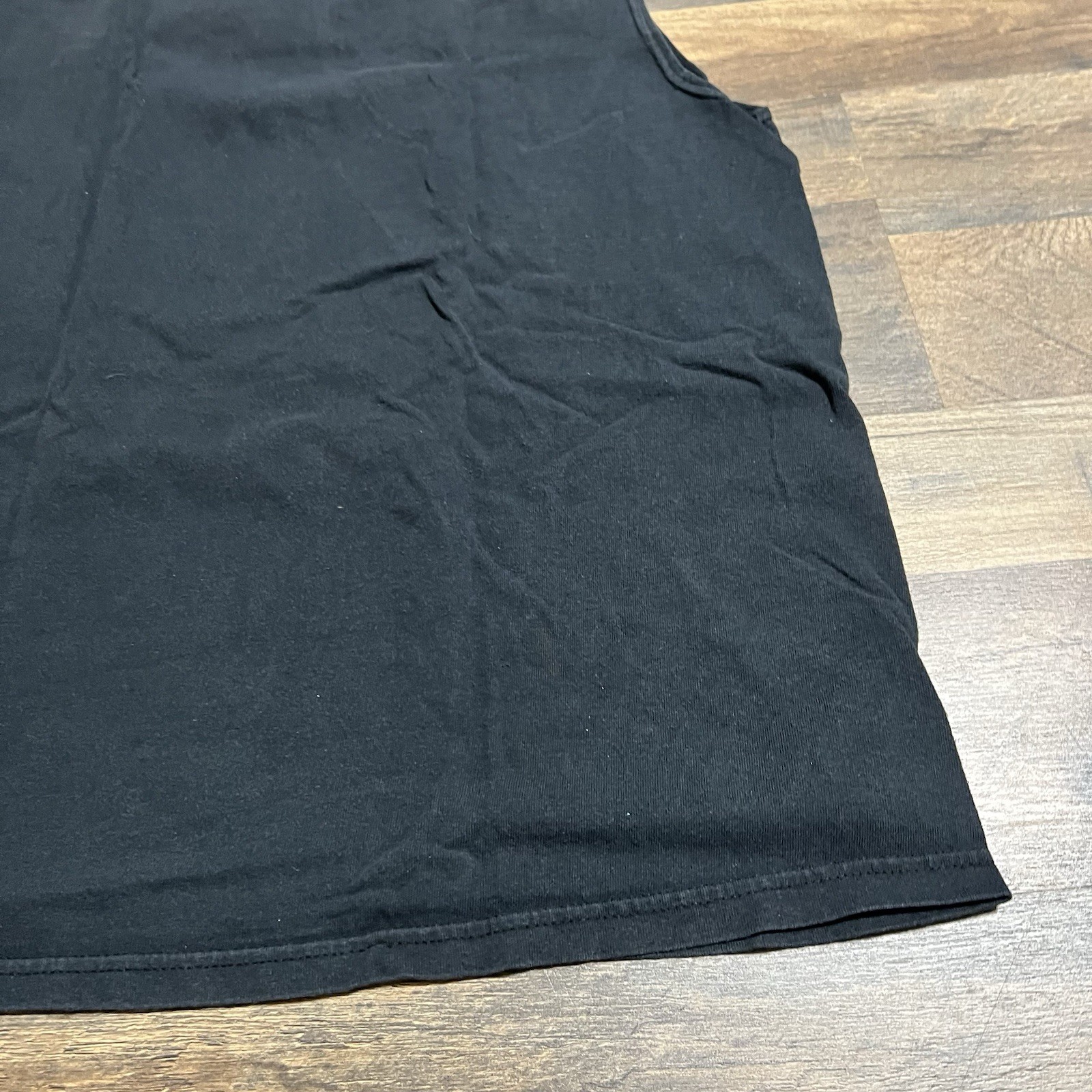 Vintage 90s Nike Basketball Sleeveless Shirt Mens Size L Large Black Muscle T