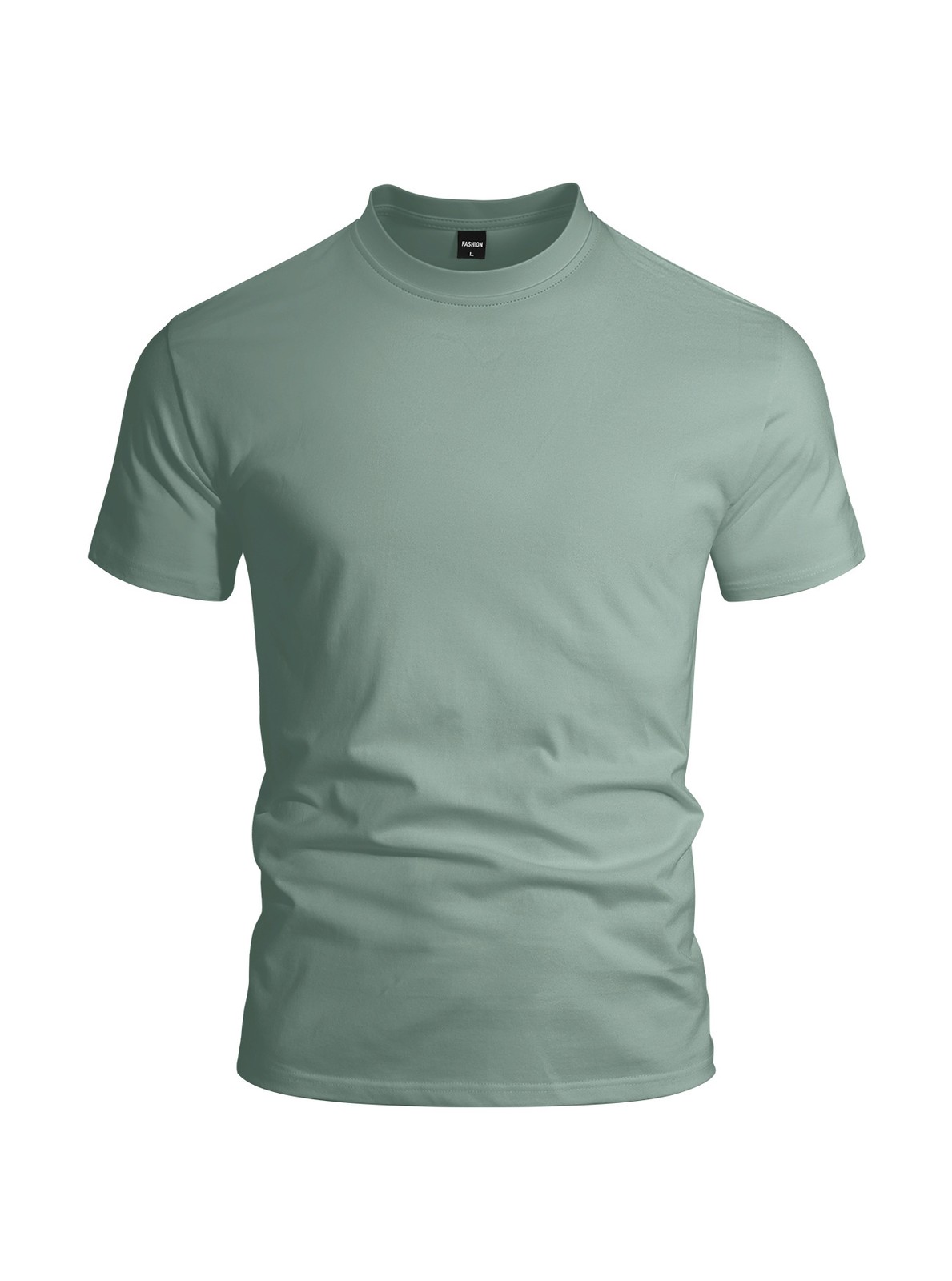 Solid Casual Sports Short Sleeve Tee