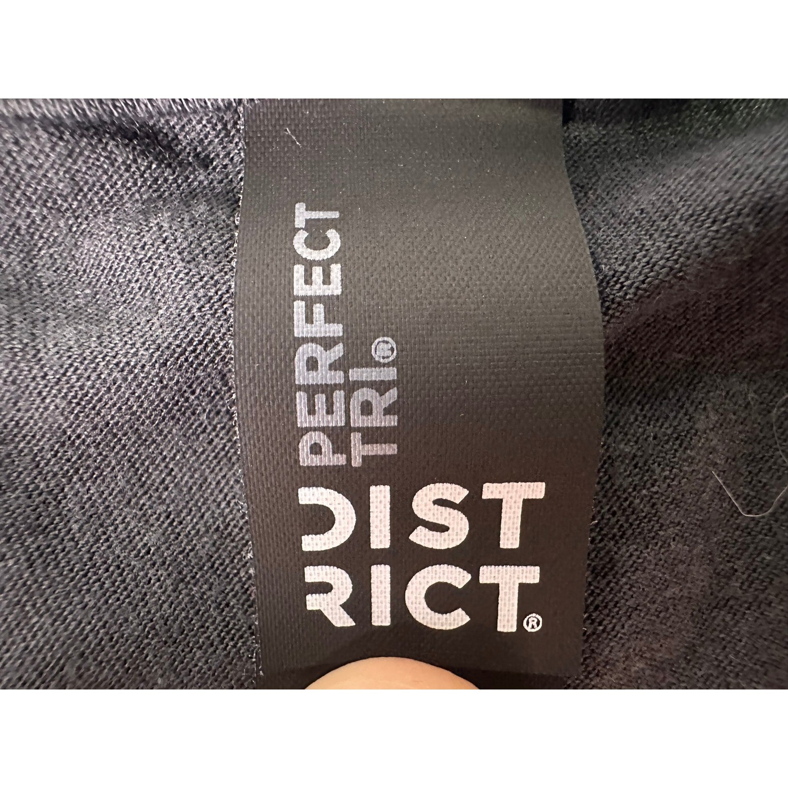 District Perfect Tri Tee Dockside Est 2025 Black T-Shirt Men XL Preppy Y2K Retro