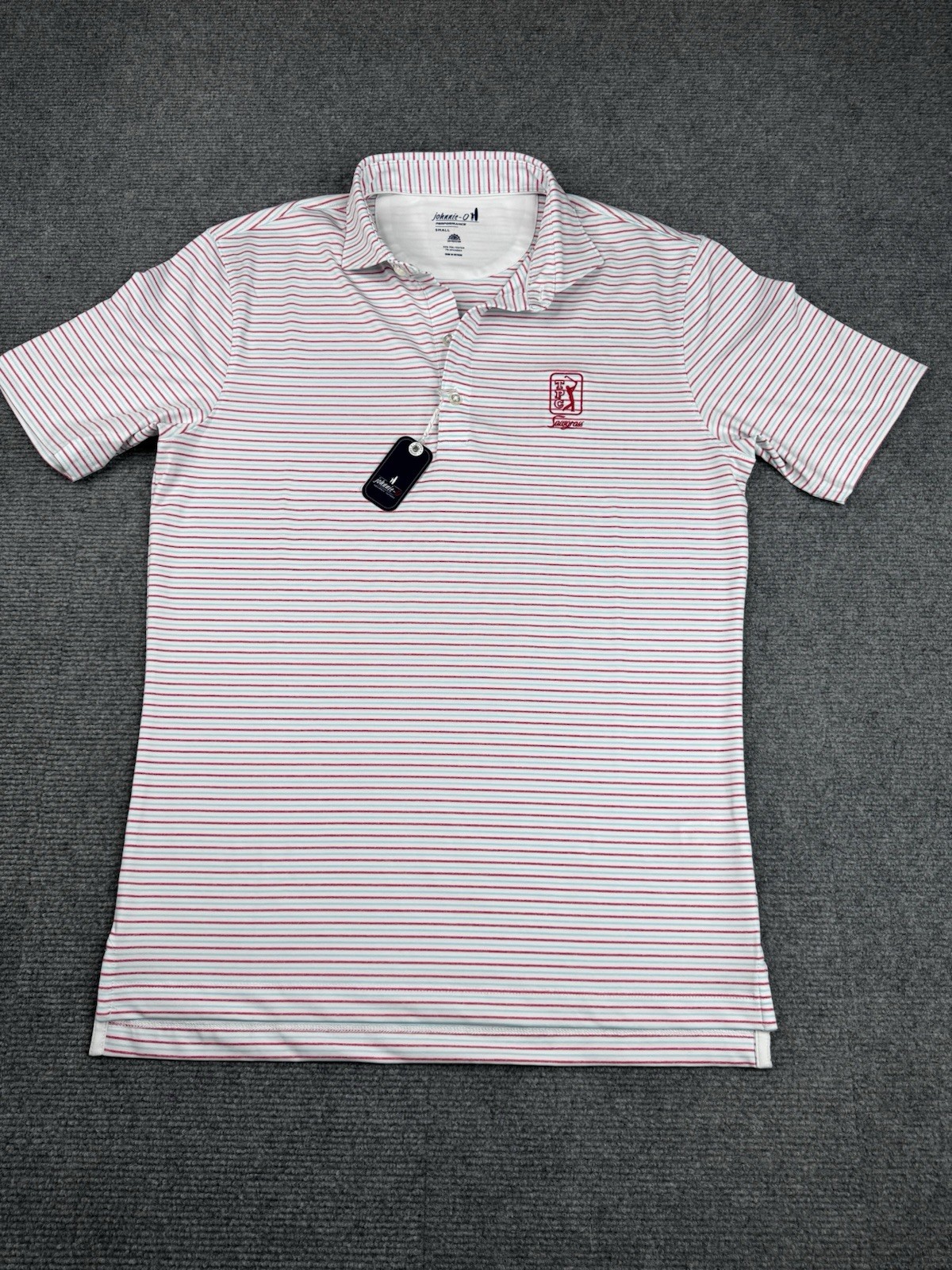 JOHNNIE O Performance Polo Golf- Vik Stripe Mens SMALL – TPC Sawgrass
