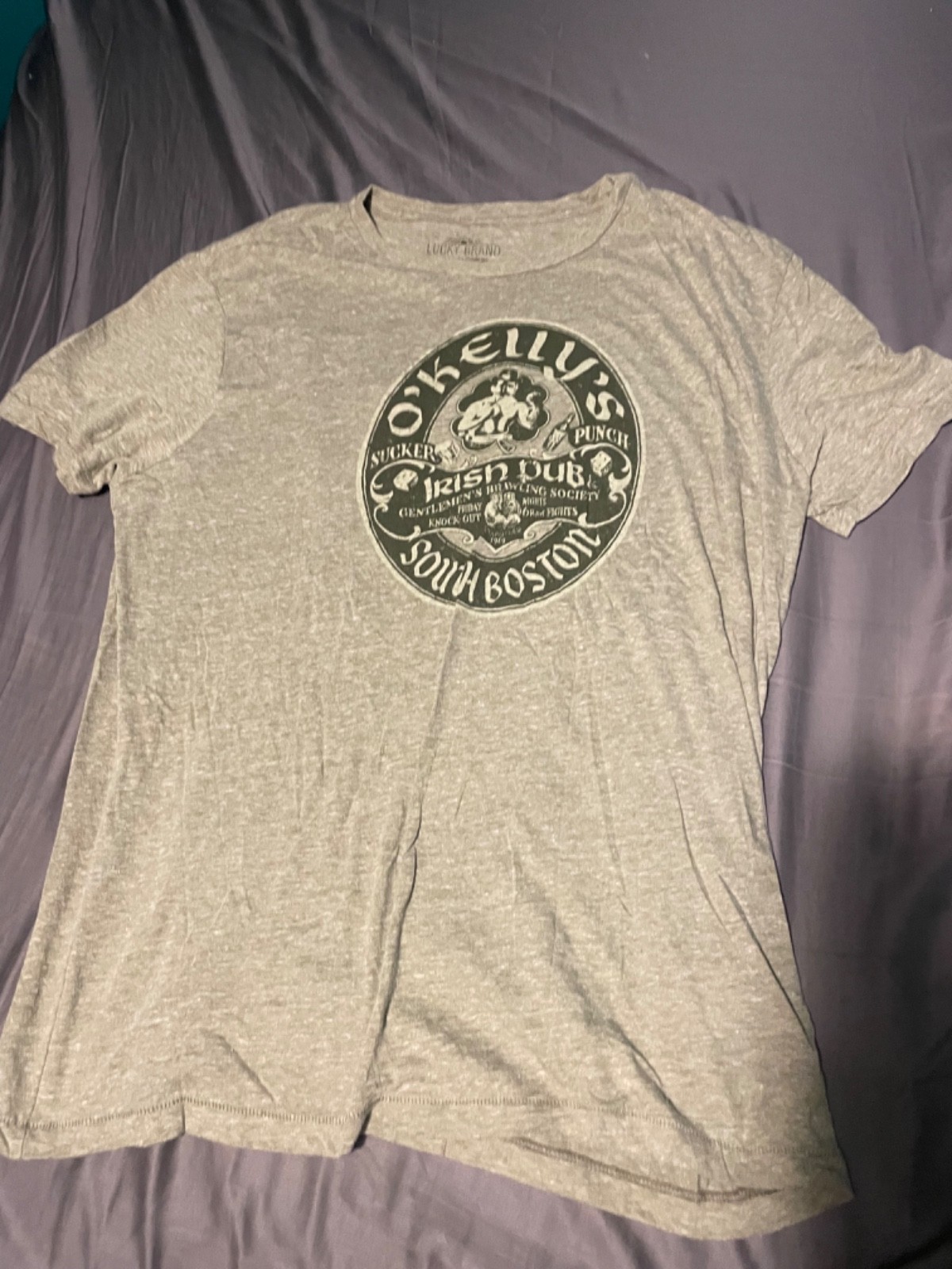 Lucky Brand O’Kelly’s South Boston Graphic Tee XL