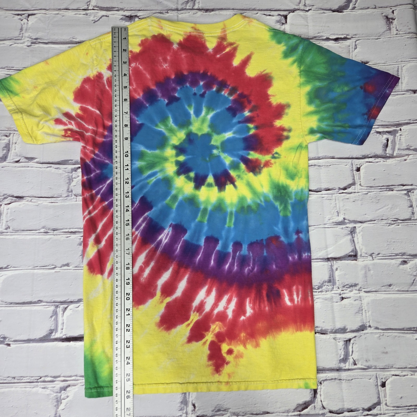Grateful Dead Men’s Small Skeleton & Roses Tie Dye S/S Graphic T-Shirt Tee
