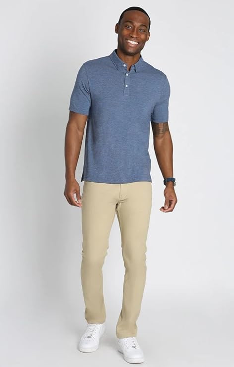 Jachs NEW YORK Men’s Ultra Soft Pima Cotton Blend Polo Shirt