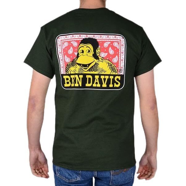 Ben Davis Men’s T-Shirt Short Sleeve Crew Neck Paisley Graphic Logo Shirt