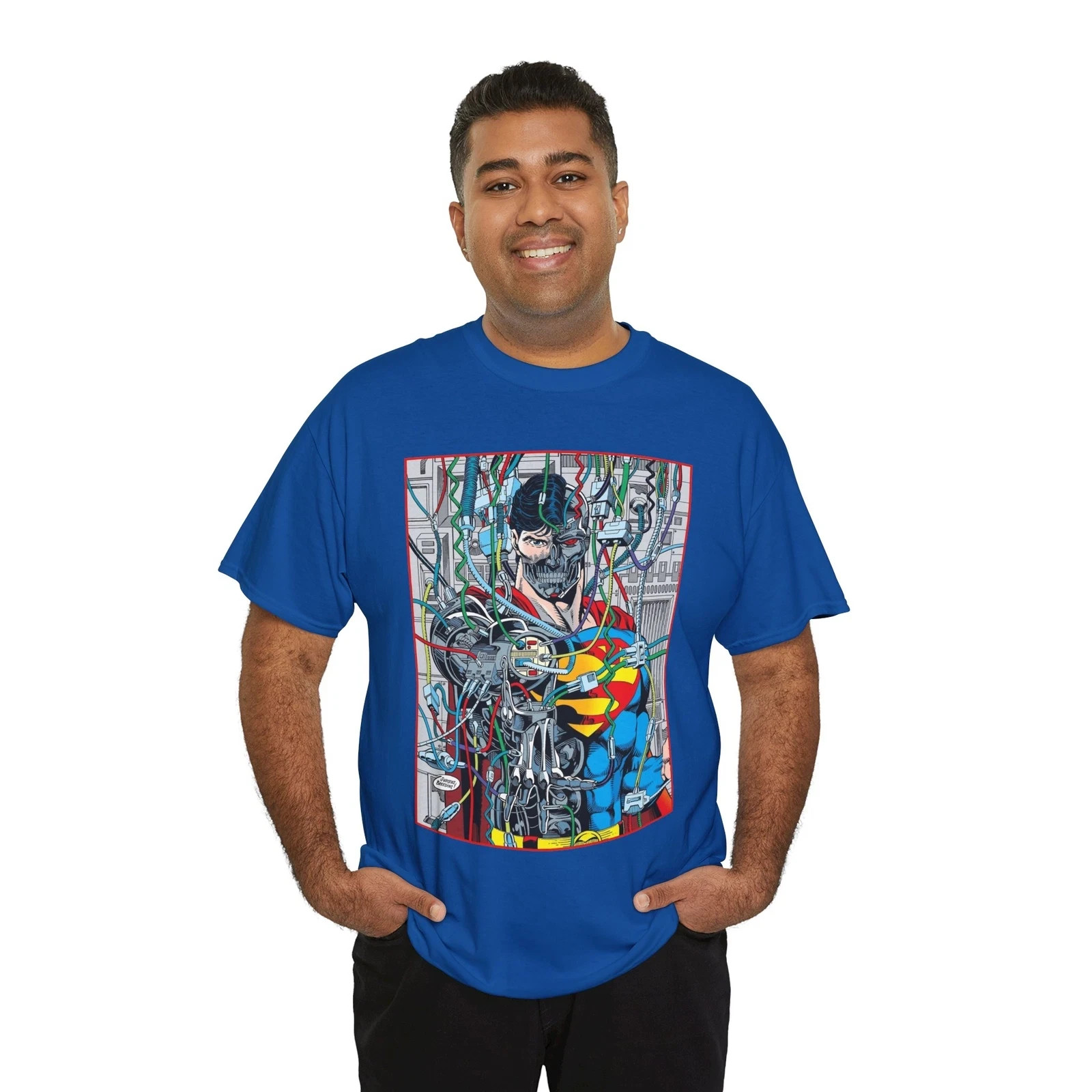 Cyborg Superman T-Shirt – DC Comics – Dan Jurgens Art – Reign of the Supermen