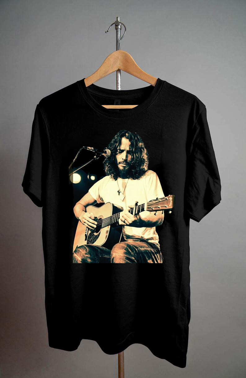 New Chris Cornell Tribute Black T-shirt Cotton All size S-5XL