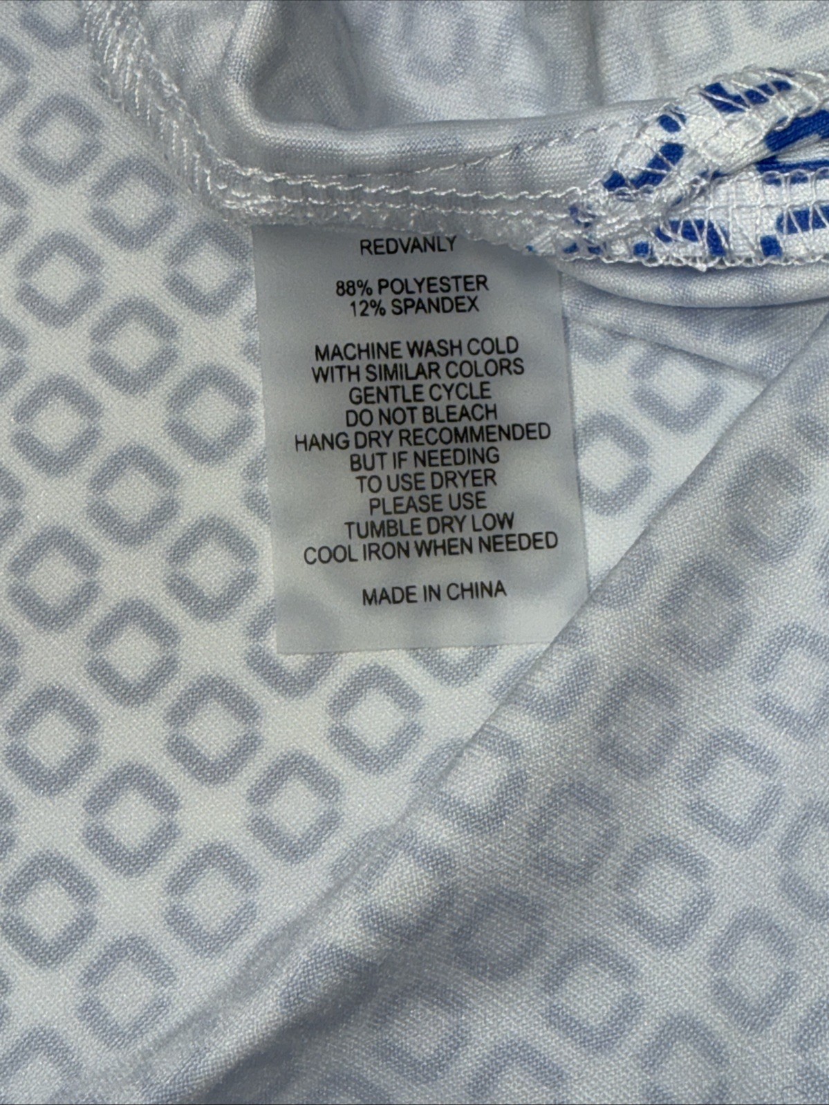 $110 Redvanly Men’s Devine Golf Performance Polo Shirt-Marine – Small -New Tags