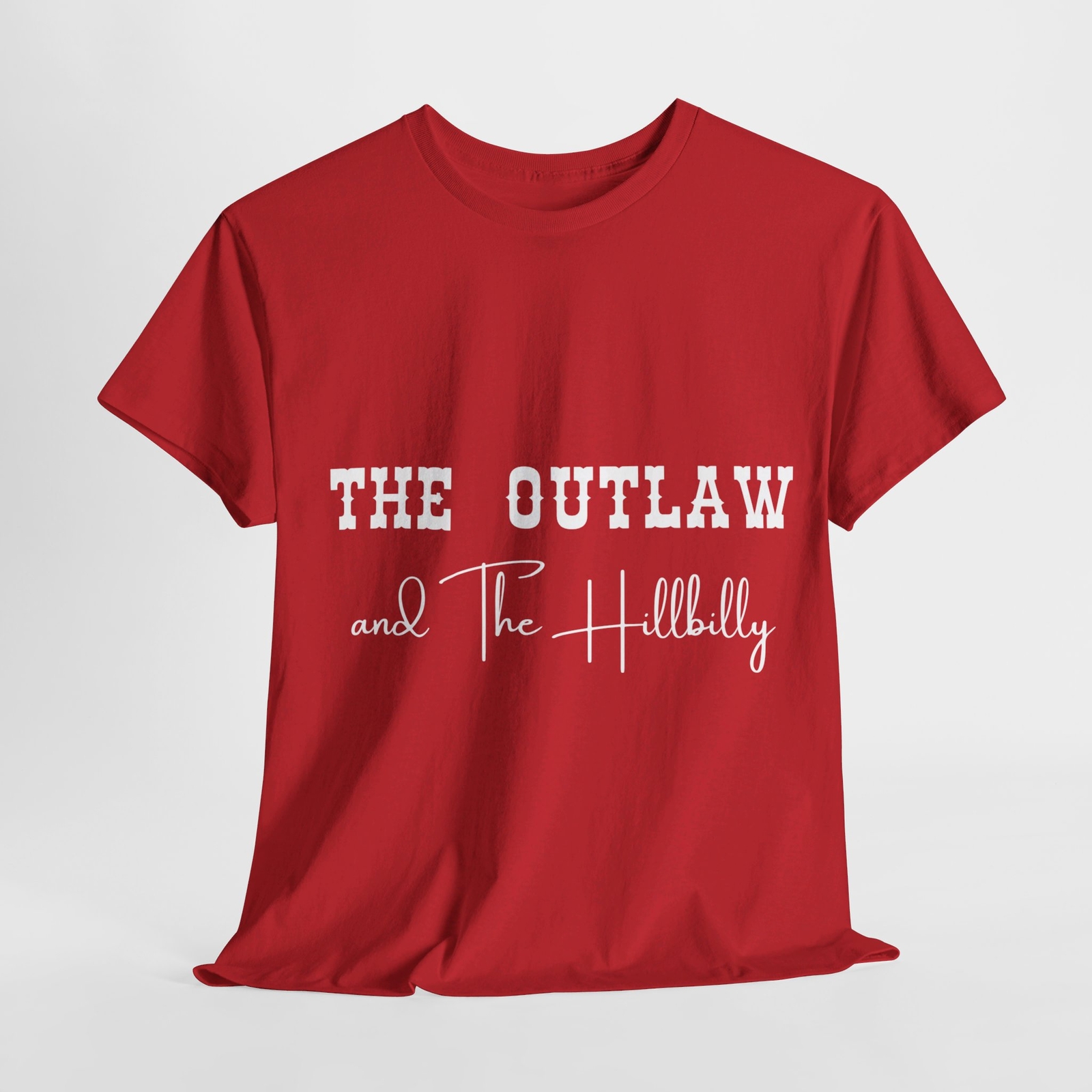 Outlaw and Hillbilly Unisex Heavy Cotton Tee