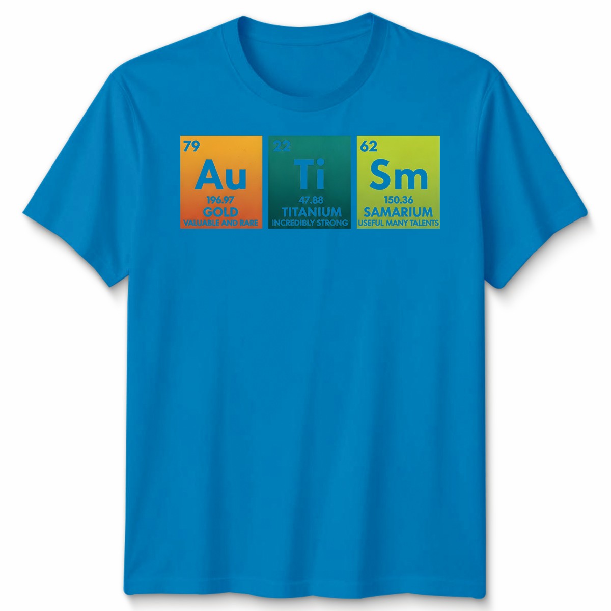 Autism Awareness Unisex Funny Autism Periodic Table Tshirt