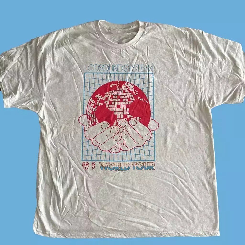 LCD Soundsystem If Anyone Has A Small World Tour T-Shirt Full Size S-5XL BL1331