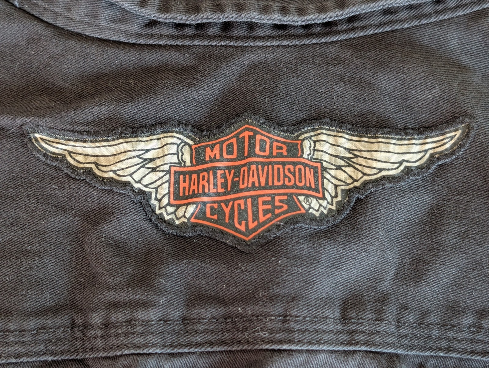 Harley Davidson Mens 2XL Black Utility Military Moto Shirt Jacket 2016