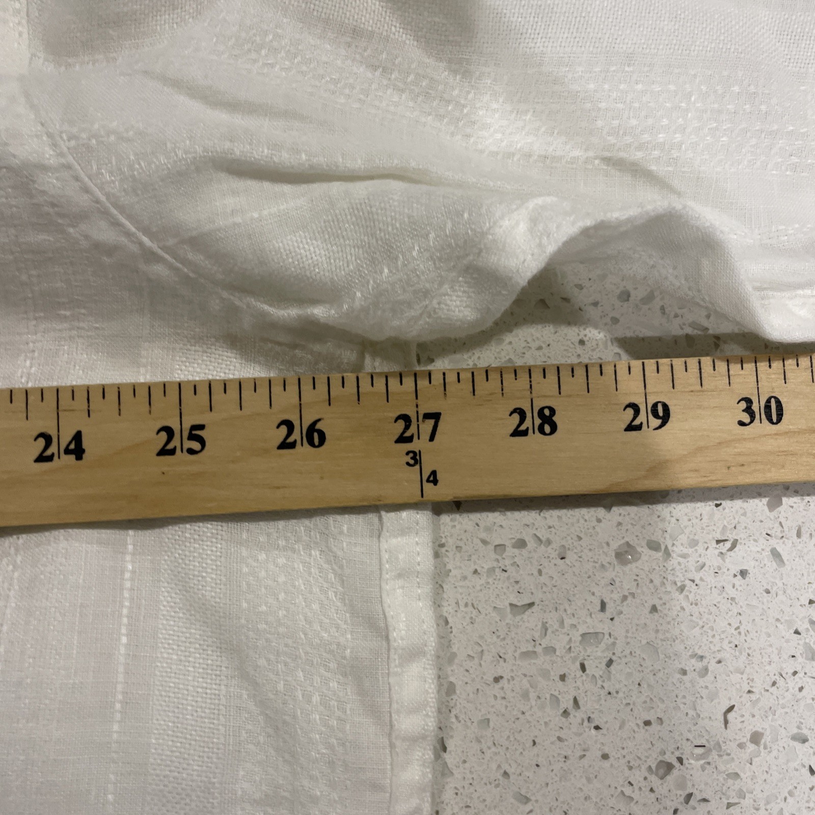 Territory Ahead Shirt Mens XXLT Button Up White Long Sleeve Linen Blend