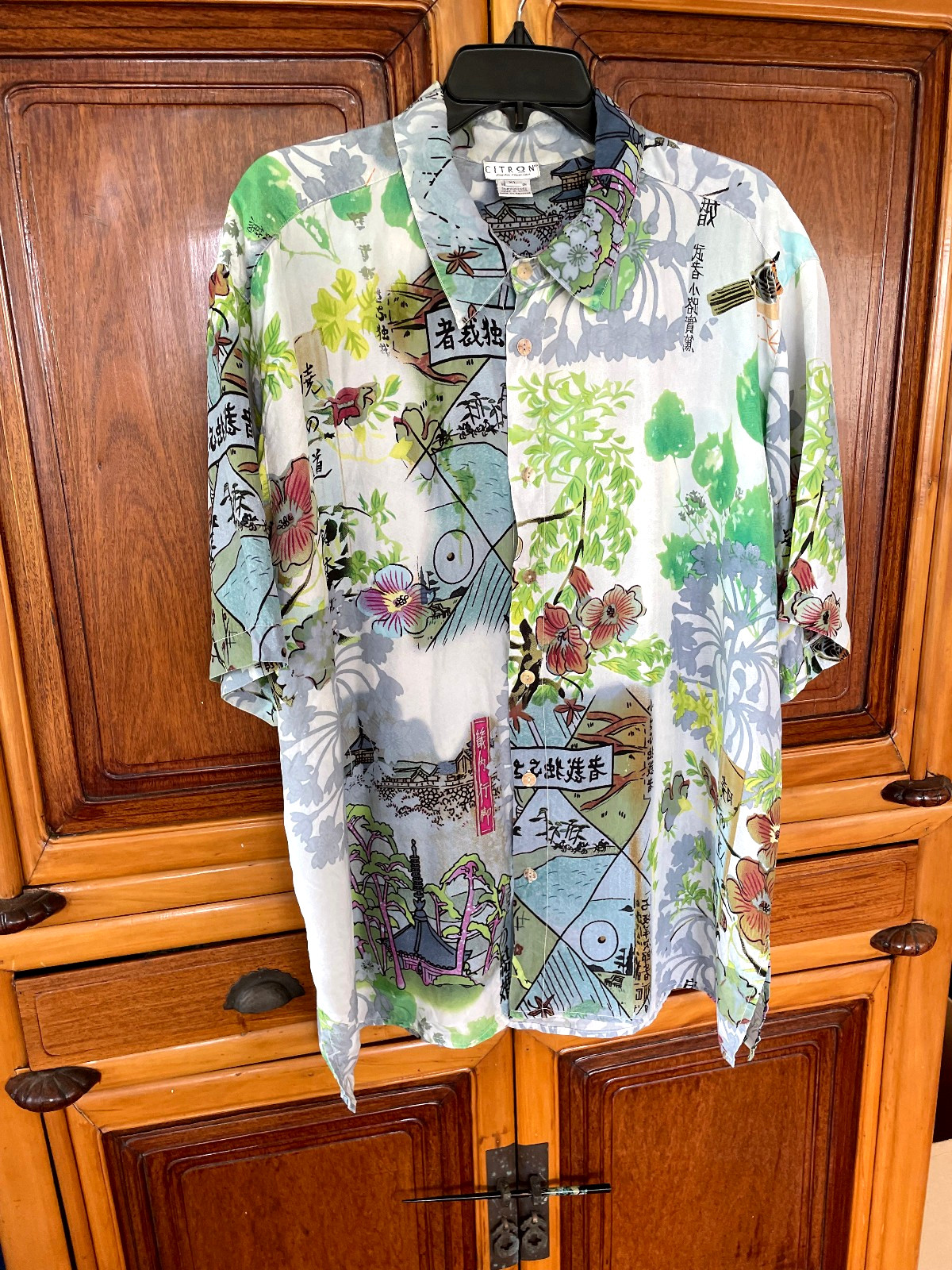 Citron Santa Monica Short Sleeved Shirt XL EUC