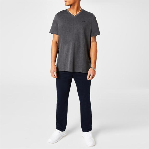 Men’s Slazenger Cotton V Neck T Shirt XS S M L XL XXL 3XL 4XL ASS COLOURS BNWT