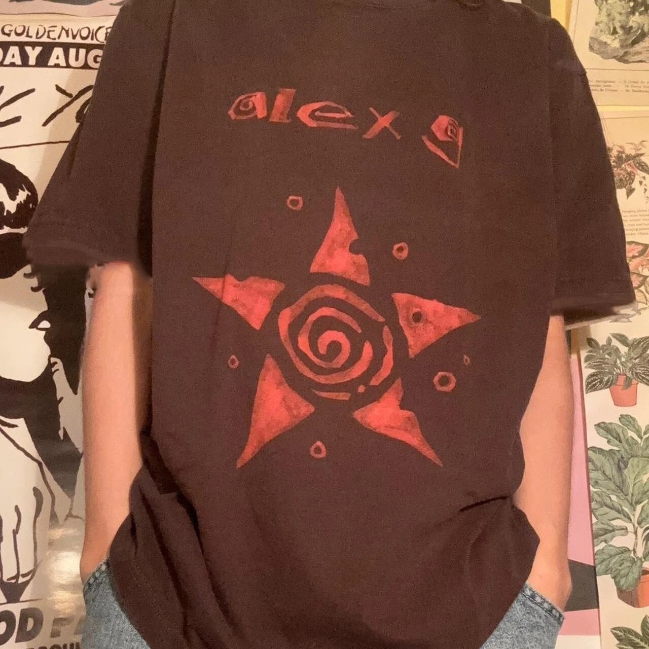 Alex G Band Rare Graphic Dark Chocolate Unisex T shirt retro style tee