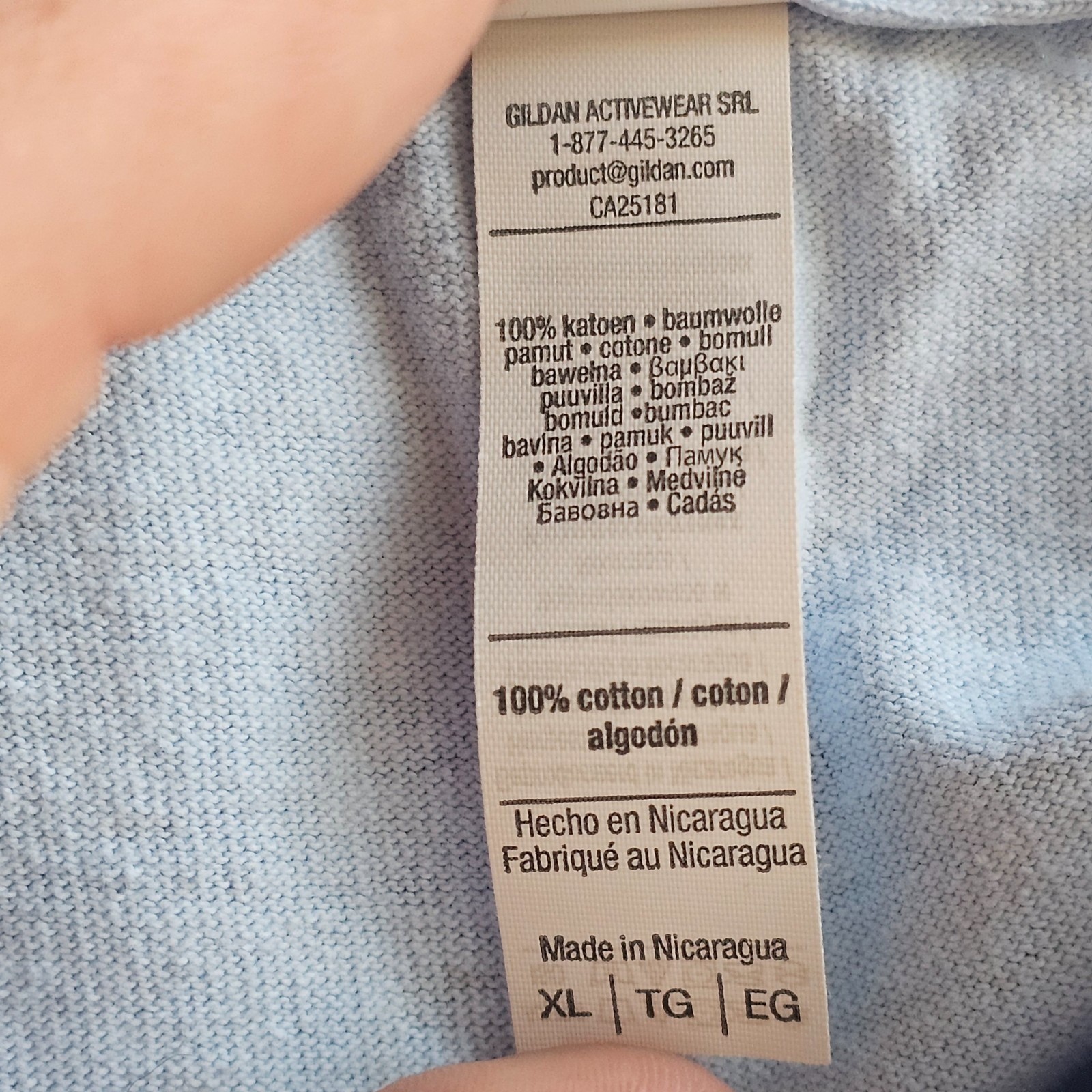 Macklemore BEN Tour T Shirt XL Light Blue American Apparel 1301 Graphic Tee