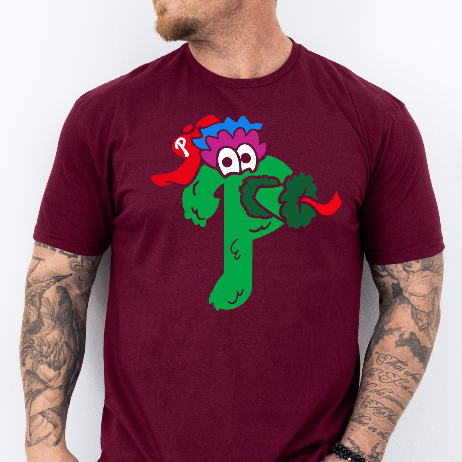 Philly PHANATIC Baseball themed Soft Ring Spun Cotton Unisex T-Shirt