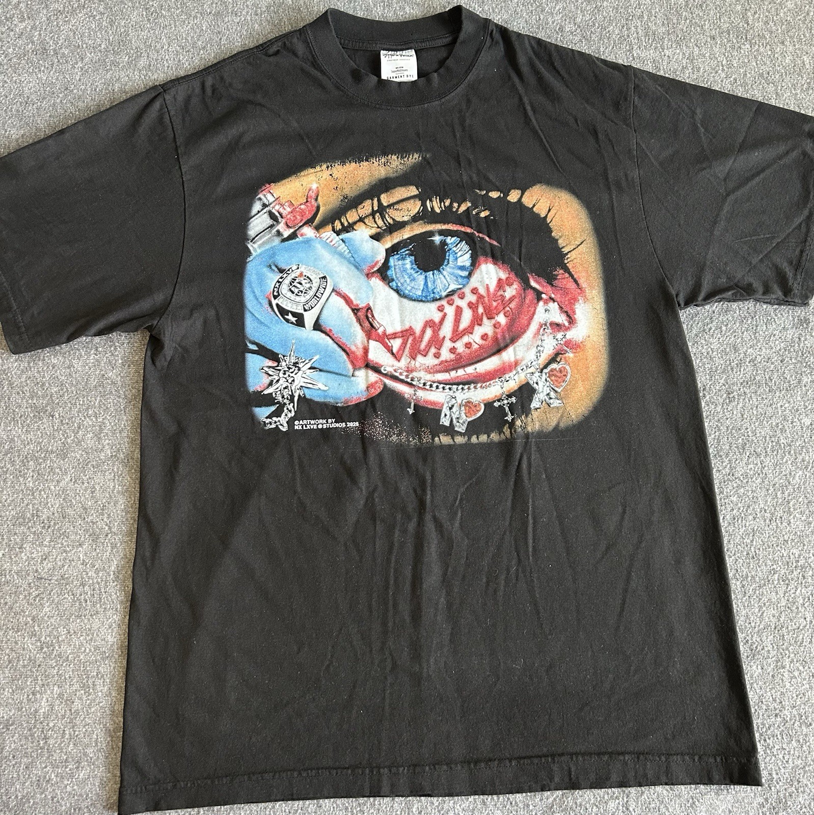 Shaka Wear Men’s Super Max Heavyweight Stylish T-Shirt Sz M World Famous NX LXVE