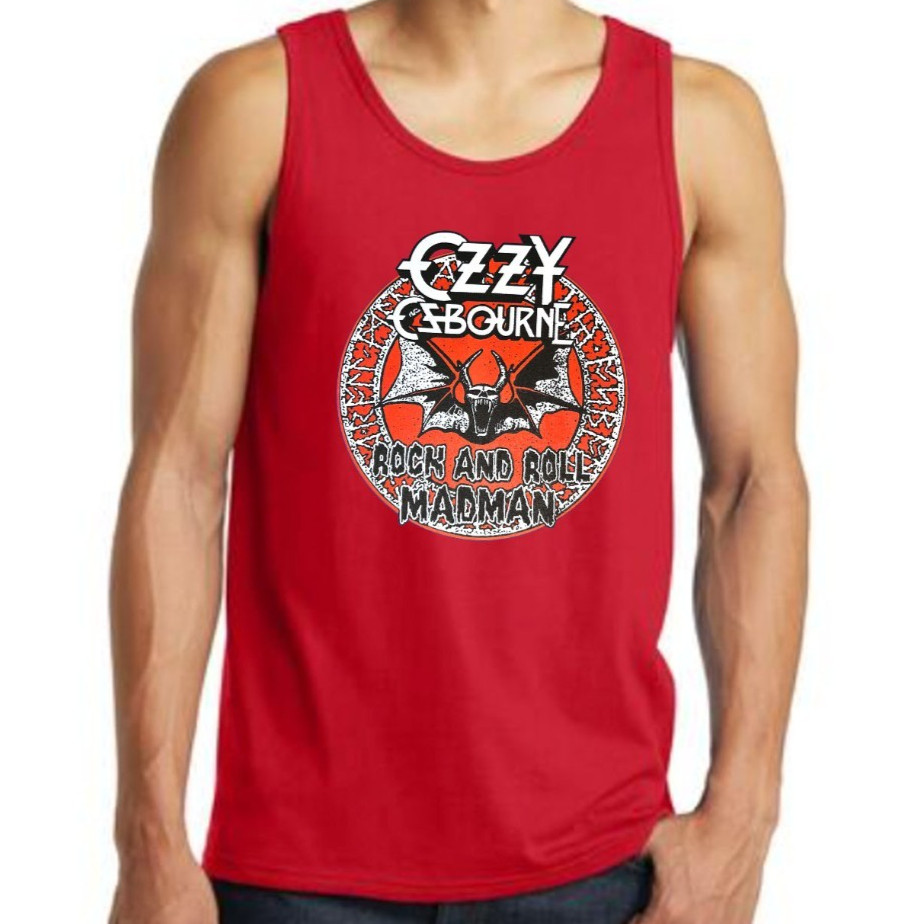 Ozzy Osbourne Rock and Roll Madman Men’s Tank Tops (Multiple Variations)